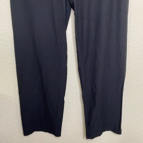 Eileen Fisher Black Regular Knit Ankle Lagenlook Pull On Pants Small - Picture 3 of 7